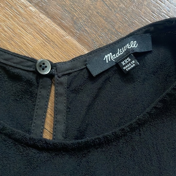 Madewell Black Sleeveless Tank XXS - Picture 3 of 5